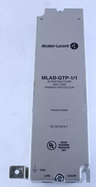 Alcatel Lucent MLAB-GTP-1/1 25 Pair Multiline Gas Tube Primary Protector