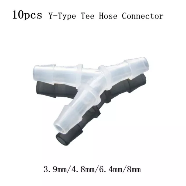 Connecteur De Tuyau D'aquarium Tee Coubow Type Y 3,9 Mm/4,8 Mm/6 Mm/8 Mm