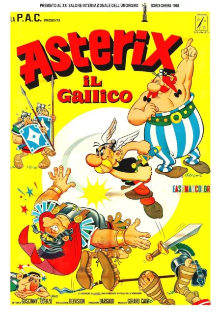 ASTERIX LE GAULOIS ! affiche cinema obelix bd dessin goscinny uderzo 1967  EUR 60,00 - PicClick FR