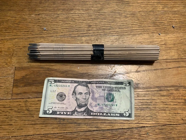 1 Lb, 40 count,  308-16  1/8"x 8" Welding Rods  - New
