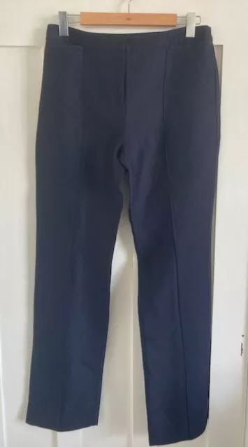 Gorgeous Acler Navy/ Ink Silk Blend Tailored Pants Size 10