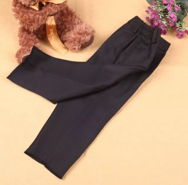 Boys children Kid Formal Suit Black Pants Trousers Wedding Pageboy Party outfit 2