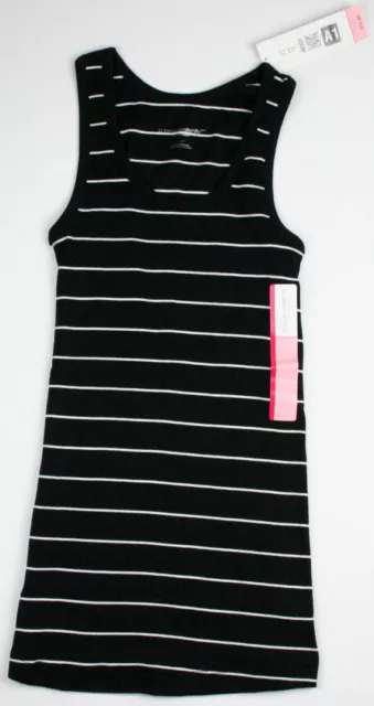 NEW Liz Lange Maternity Tank Top Black White Shirt Cotton NWT Shirt Top Size S