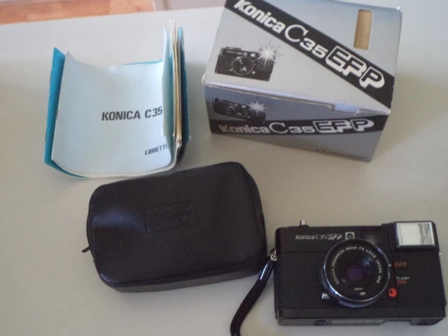 Macchina Fotografica Konica C35 Ef P C35Efp C35 Efp - Vintage Anni '80