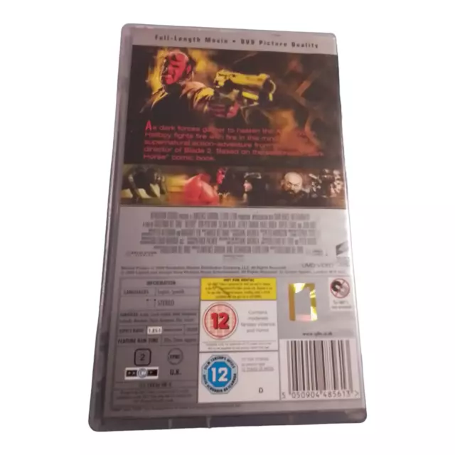 Hellboy -psp Sony UMD Video for PSP (2004). Directed by Guillermo Del Torro. 2