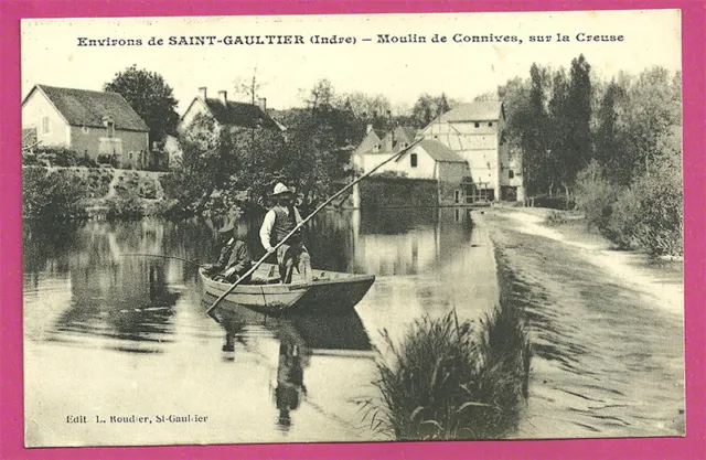 CPA-36- Surroundings Saint-Gaultier - Moulin De Connives On La Hollow