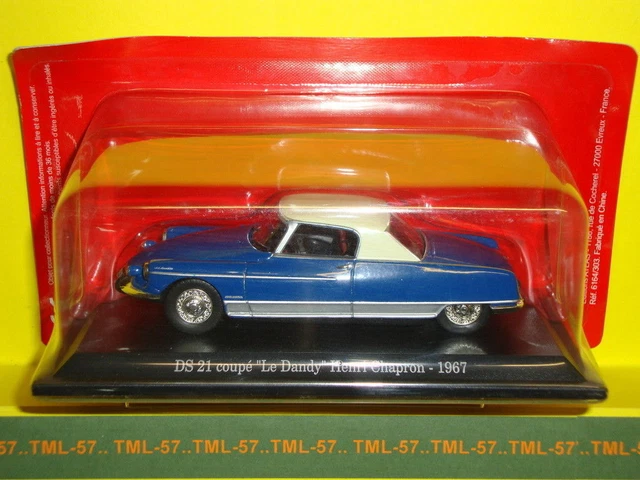 Voiture 1/43e Atlas CITROEN DS - DS 21 Coupé "Le Dandy" Henri Chapron - 1967