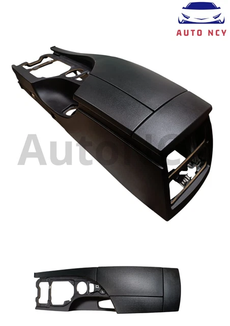 Accoudoir Central Universel Pour BMW E12/E28/E34/E39/E60/E61 - Noir, Cuir Simili