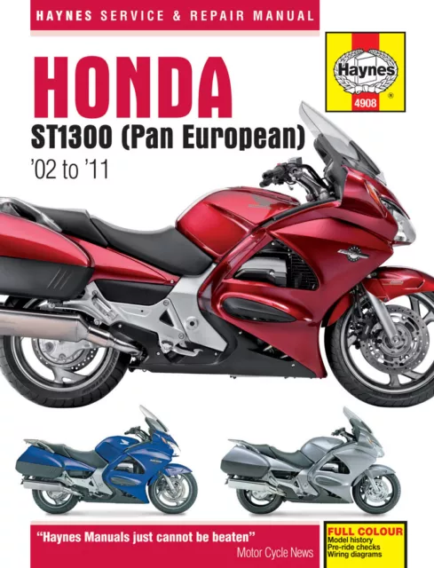 Honda ST1300 Pan European (02 - 11) Haynes Repair Manual (Paperback)