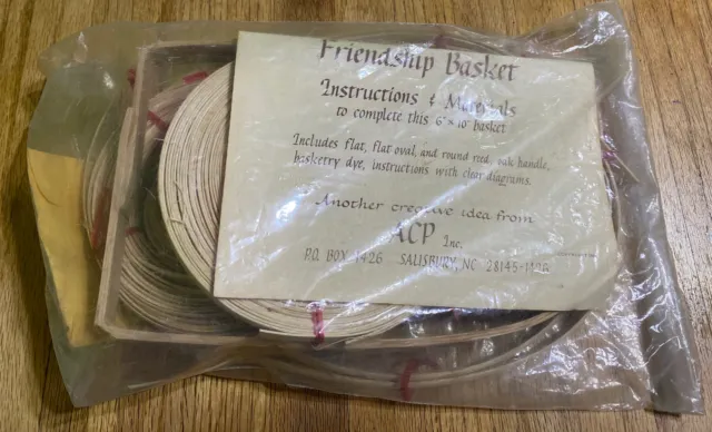 ACP Inc. de colección Kit de fabricación de tejido de cesta de amistad patrón NC Betty sedberry