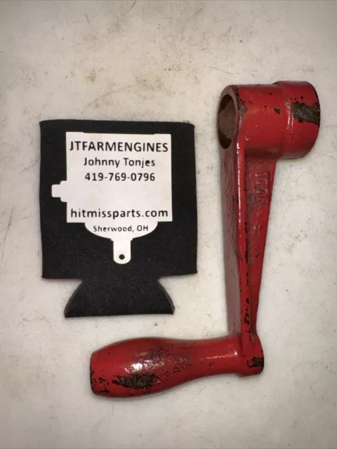 Hercules Economy 1-1/2-2hp 177F Hit Miss Flywheel Hand Start Crank Red