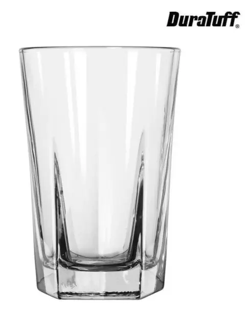 12x  Libbey 15479 Inverness Duratuff cocktail drinking glasses 14oz 410ml 2