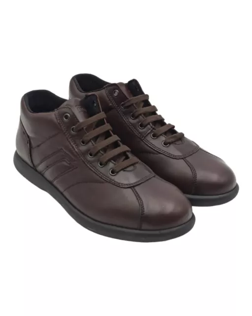 Frau polacchino uomo  sporty high in pelle marrone 40 41 42 43 44 45