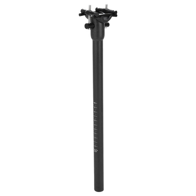XLC Tige de selle Raceby carbone noir 27,2/400mm