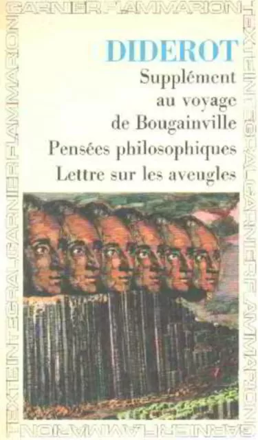 Supplément au voyage de bougainville pensées philosophiques lettre sur les