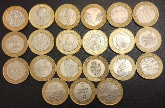 £2 Coins Circulated/Uncirculated UK & Territories Commonwealth Underground Navy