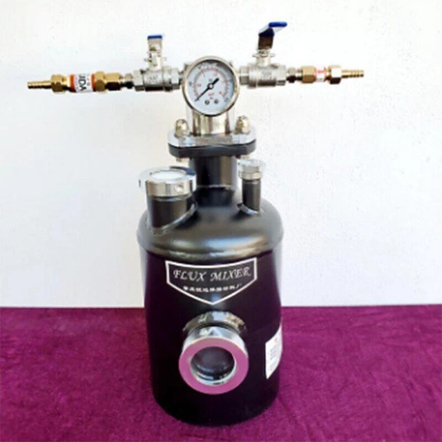 2L Brazing flux generator Acetylene propane gas flux Brazing tank RD160-B