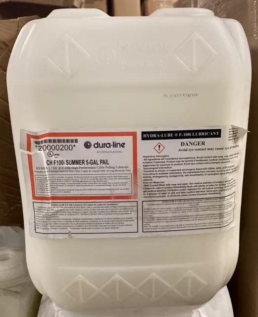 High Performance Cable Pulling Lubricant For Fiber Optic, Copper - 5 Gallon Jug