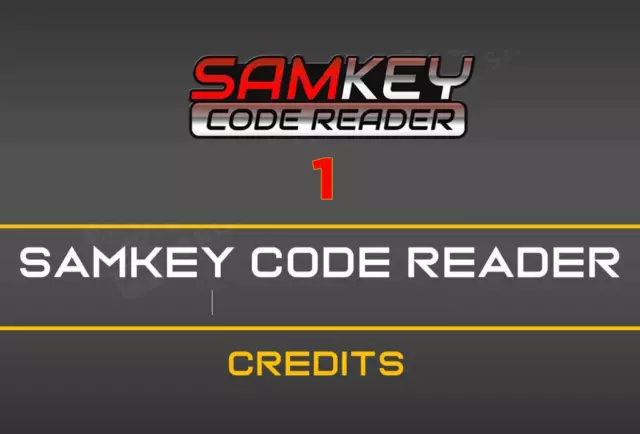 SAMKEY Code Reader 01 credits Pack  Samsung ,CSC ,Enable call Recording.