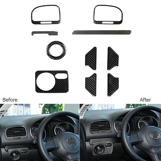 Deux Accessoires De Housse De Protection En Métal Pour Ford Mustang, 2015-2020, Cockpit, Console Centrale, Bouton De Réglage Du Volume, Anneau De Garniture De Commutateur