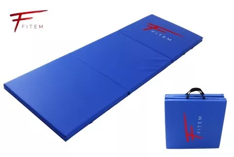 Tapis de Gymnastique Pliable 180 x 60 x 5 cm Epais et Portable