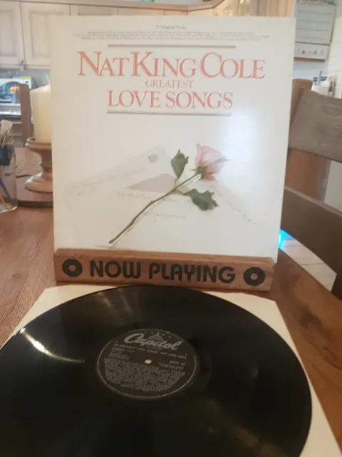 NAT KING COLE Greatest Love Songs 12" Vinyl LP 1982 EX/VG+ EMTV35