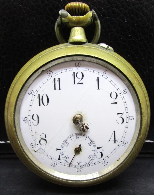 Montre De Poche Mécanique Argent – Diamètre 49 Mm, à Réviser, Style Classique Vintage