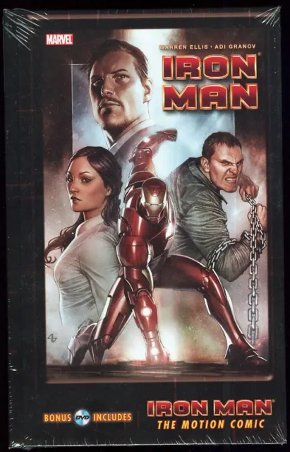 Marvel Iron Man Extremis Hardcover HC Motion Comic DVD