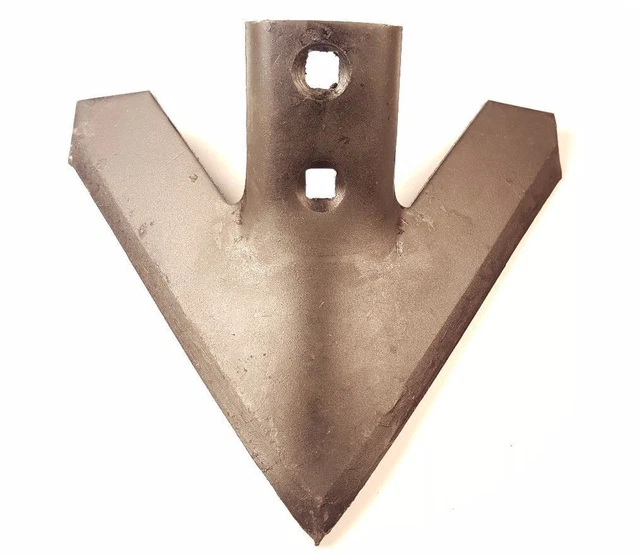 Row Crop Cultivator Sweep 9" 47 degree 1-3/4 hole cntr 5/16 thick 202-9-5