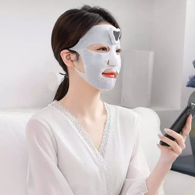 Facial Beauty Machine EMS Microcurrent Mask Face Skin Tightening Lifting Set 3