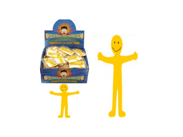 Stretchy Yellow Party Bags Fillers For Piñata Toy Loot - 12 Pack Kids Party Favor Bags, Unbranded