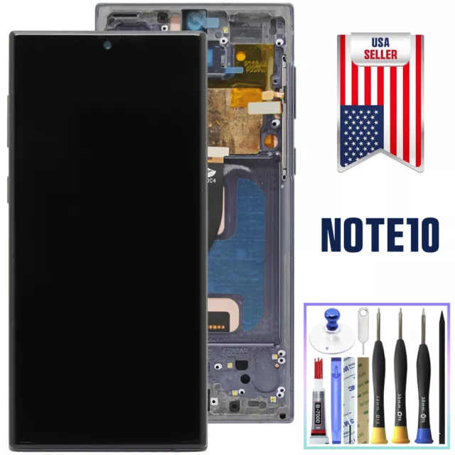 OLED LCD Display Touch Screen Digitizer Frame For Samsung Galaxy Note 10 N970U