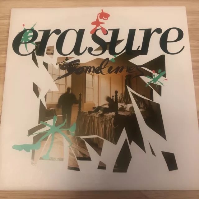 Erasure Sometimes UK 7" Vinyl Record Single 1986 MUTE51 Mute 45 NM