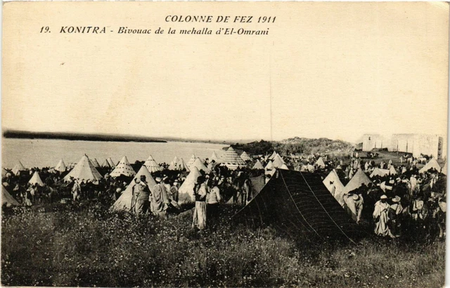 CPA AK Fez - Column of Fez - Konitra - Bivouac de la Mehalla MOROC (963502)