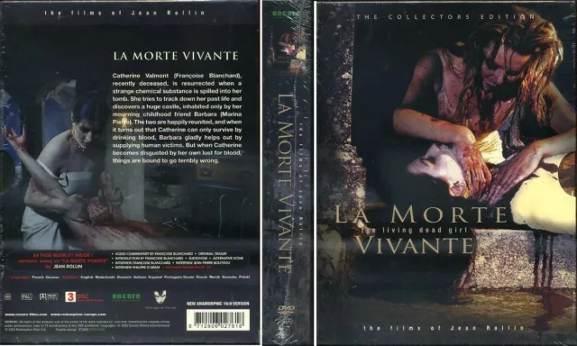 La Morte Vivante Jean Rollin Cofanetto Collector's Edition 2 Dvd + Cd + Libro