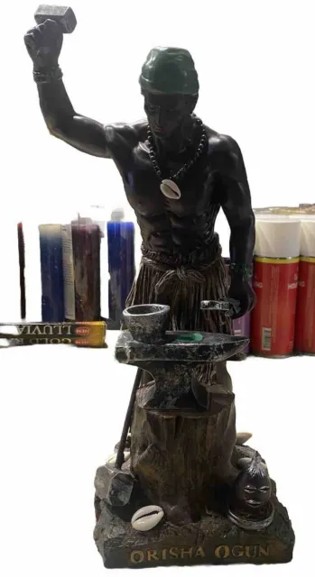 Orisha Ogun 14” Yoruba Santeria Guerrero Ogun Warrior