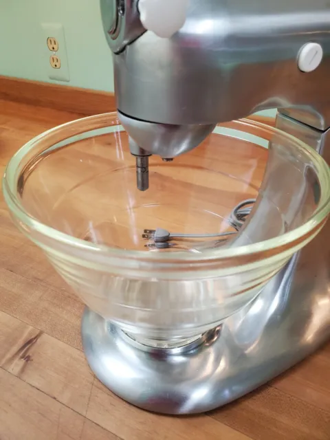 KitchenAid 5 Quart Tilt-Head Glass Bowl with Measurement Markings -  KSM5NLGB 