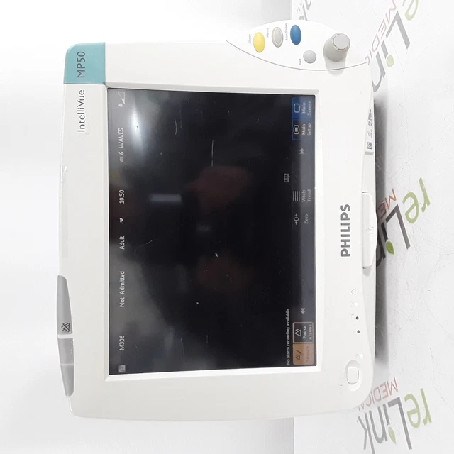 Philips Healthcare IntelliVue MP50 - M8004A Patient Monitor