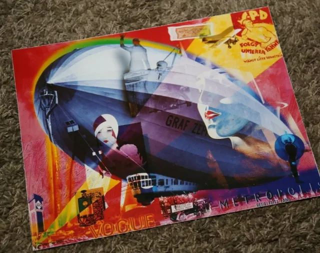 Kalenderblatt Poster 45x35 cm SPD Bernstein Metropolis Graf Zeppelin Vogue
