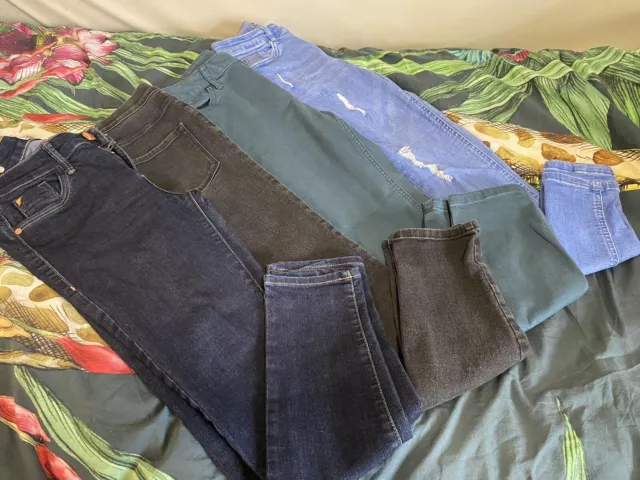Womens Clothes Jeans Bundle Size 10 River Island, M&S etc