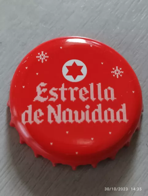 SPAIN Chapa de cerveza ESTRELLA GALICIA Crown Caps Beer. Birra, biere, bier.
