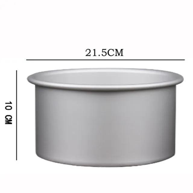 Stampo per torta rotondo lega di alluminio resistente diametro 8 pollici per tor