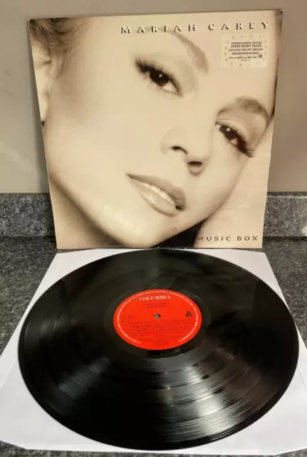 Rare Lp Vinyl Record Mariah Carey Music Box 1St Press 1993 Promo Album Ex/Ex