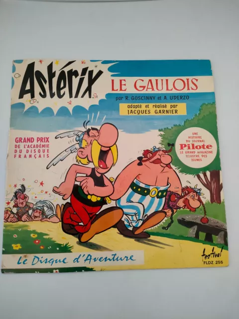 Disque BD Astérix et la Serpe d'or Disque vinyle 33 tours 1962