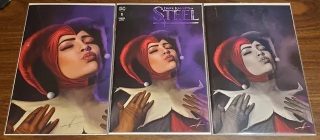 Five Dark Knights Of Steel Variants / Carla Cohen Kael Ngu Harley Batman / Nm+