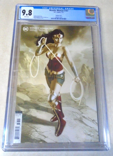 Wonder Woman Issue #767 Comic Book. CGC Graded 9.8. Joshua Middleton Cover. 2021