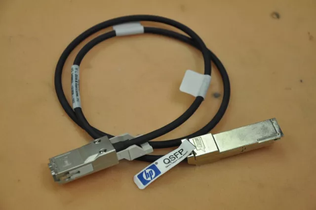 HP 1M 4X DDR/QDR QSFP/CX4 InfiniBand Copper Cable 487380-B21 503813-001