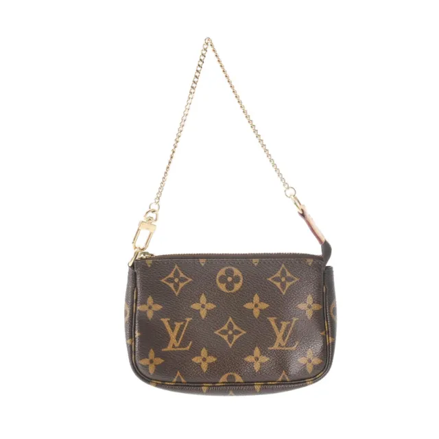 LOUIS VUITTON Monogram Mini Pochette Accessoires Brown M58009 800000117859000