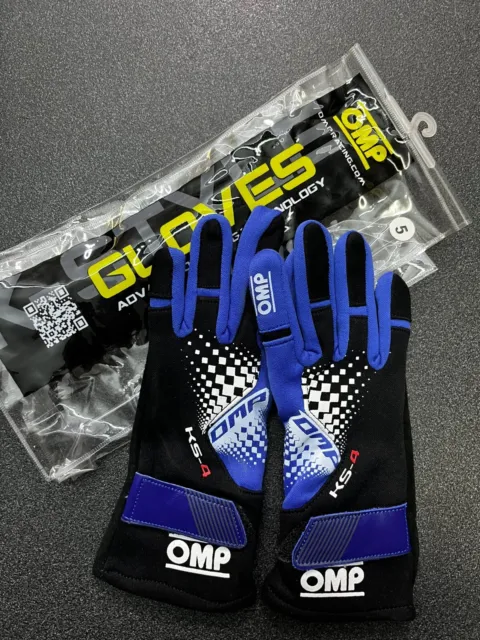 Kk02744E146005 Ks-4 Gloves Blu/Nero Tg. 5