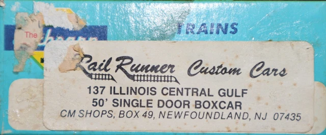 Athearn #137 HO 50' Illinois central gulf single door Boxcar road #591913